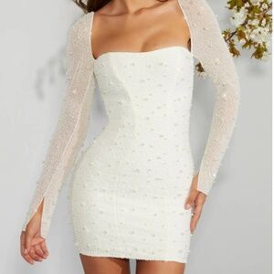 Oh Polly - MILAN Embellished Corset Mini Dress